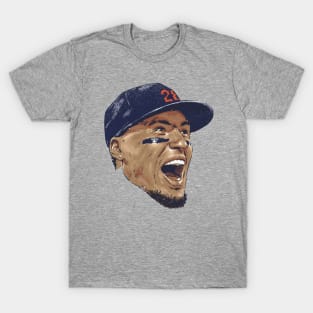 Javier Baez Detroit Portrait T-Shirt